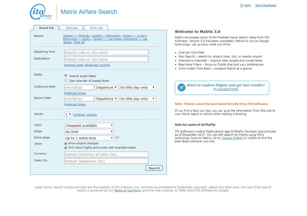 What is the ITA Matrix and How Can You Use It for Cheap Flights?