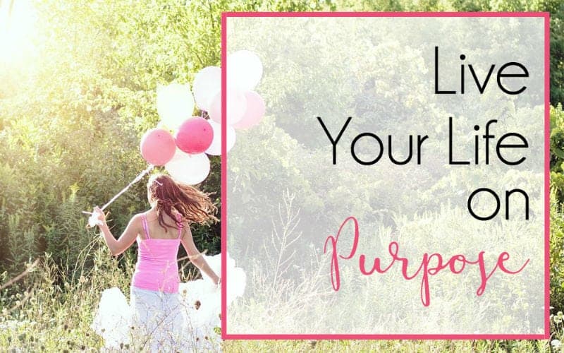 Live Your Life on Purpose! Mommy on Purpose