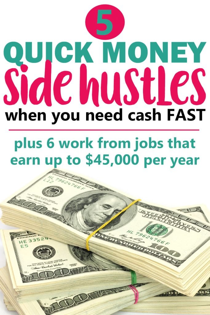 Side Hustles That Will Make You Money Immediately Mommy On Purpose - make money fast side hustles to earn extra from home quickly