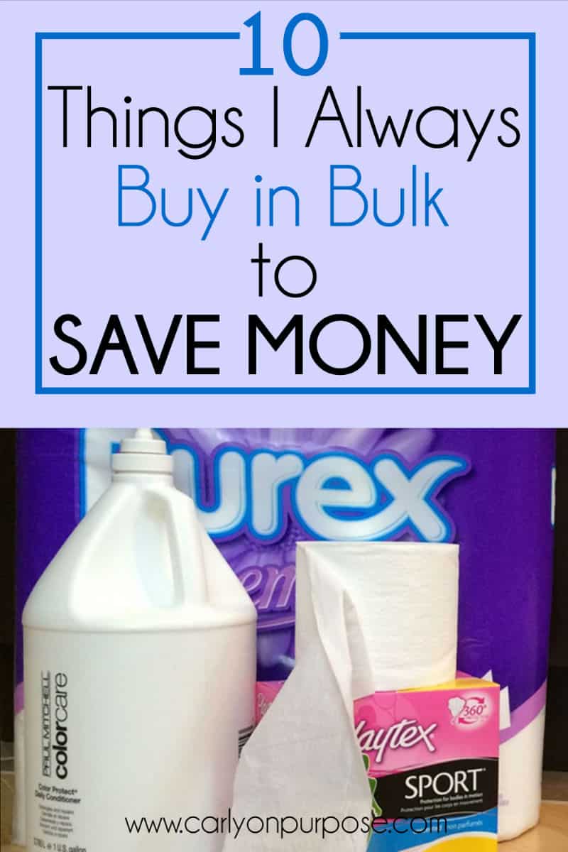 10 Things I ALWAYS Buy in Bulk to Save Money Mommy on Purpose