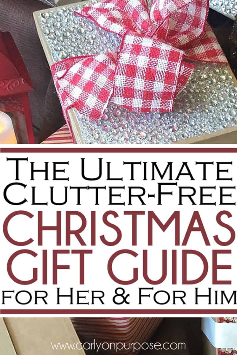 The Ultimate Clutter Free Christmas Gifts Guide For Her, For Him