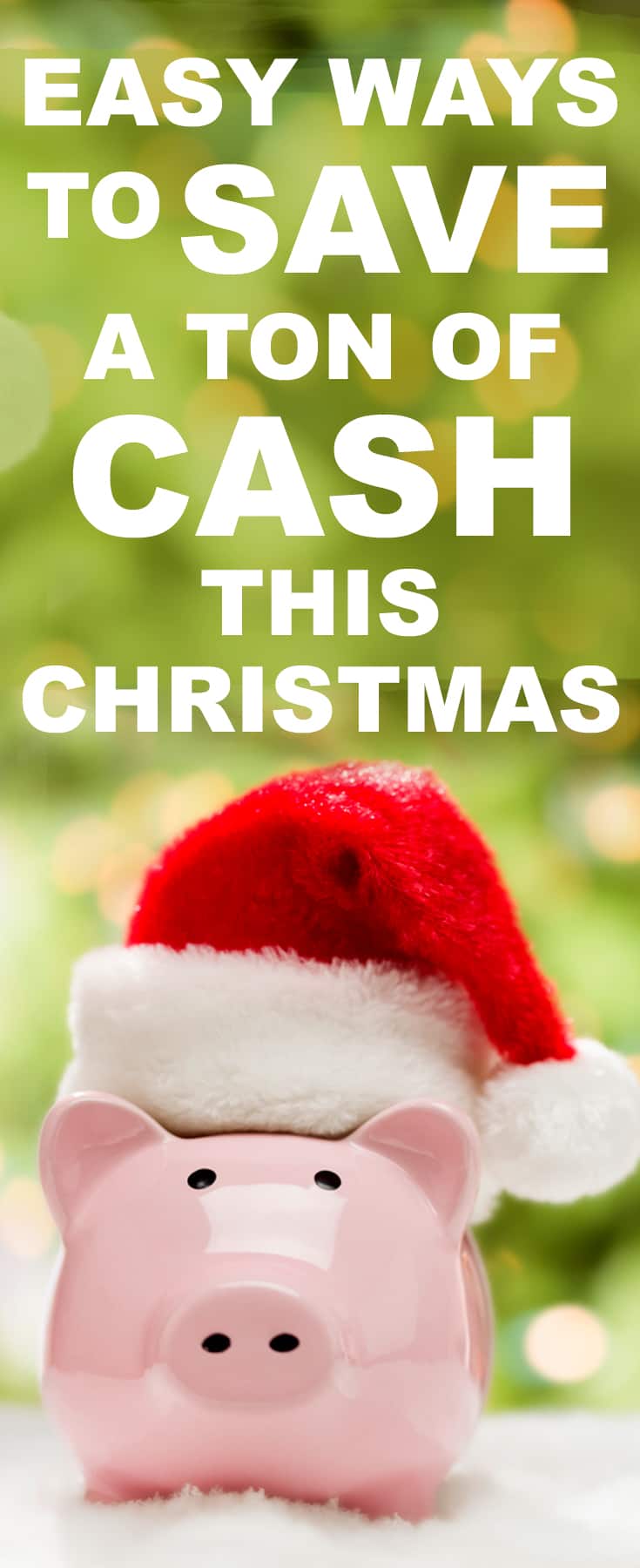 Save money on Christmas with these GREAT tips! Christmas can be SUPER expensive - but it doesn't have to be!