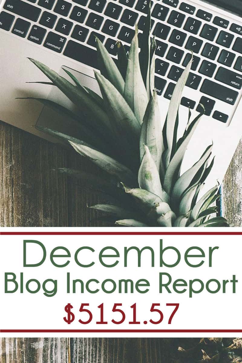 Blog Income & Traffic Report: December - Mommy on Purpose