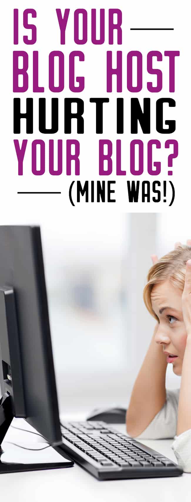 best blog hosting company? Did you know that poor load time / site speed and down time can DRASTICALLY affect your blog's success? Here's what happened when I changed hosts!
