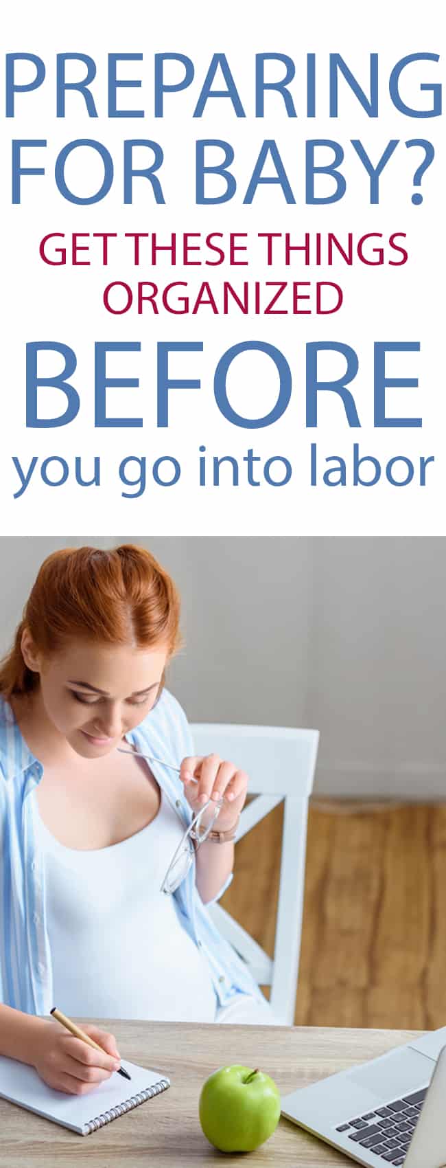 I WISH I had read this before I had my first baby! This is SUCH GREAT ADVICE for when you're pregnant... making meals and paying bills gets really hard. Saving for next time I'm preparing for a new baby. (hopefully soon!)