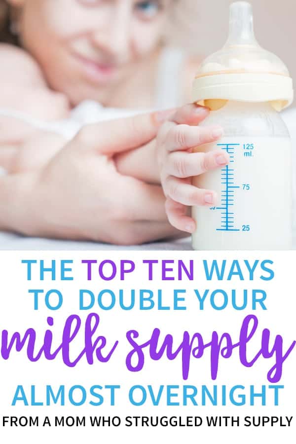 increase milk supply