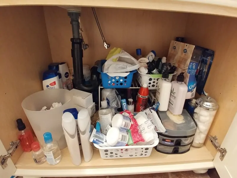 Organization Under the Bathroom Sink - A Thoughtful Place