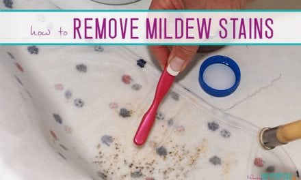 How to Remove Mildew From Clothes or Baby Blankets (without ruining them!)