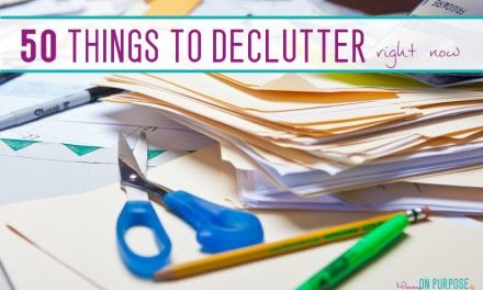 50 Easy Things to Declutter Today