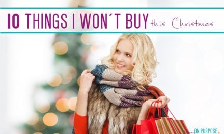 Saving money at Christmas -10 things I won’t buy this year