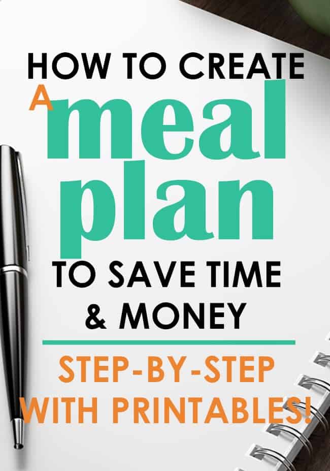 how to create a meal plan