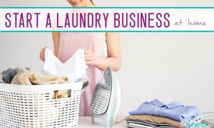 Start a laundry business: The perfect NON-phone NON-computer side hustle for moms