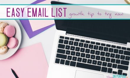 How I’m growing my email list WITHOUT increasing blog page views OR creating a new freebie!