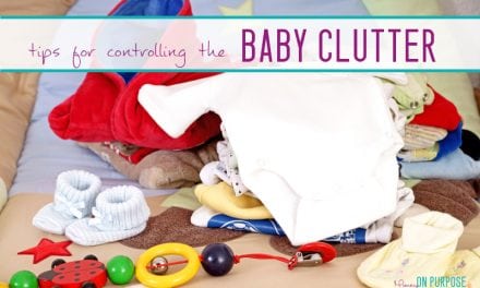 5 Tips to Help You Control Baby Clutter