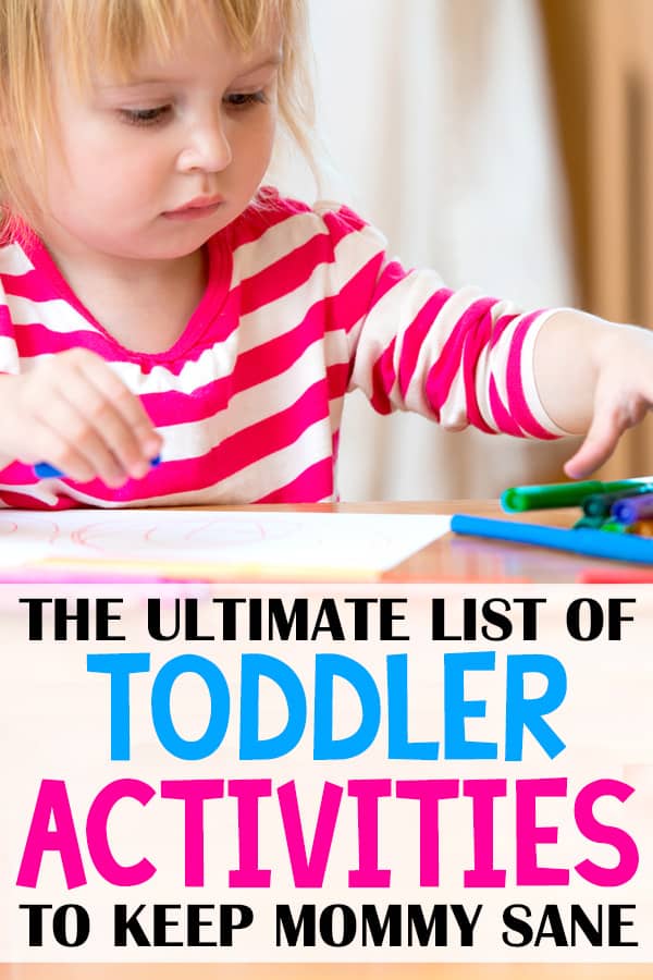 Toddler Activities (to Keep Mommy Sane) - Mommy on Purpose