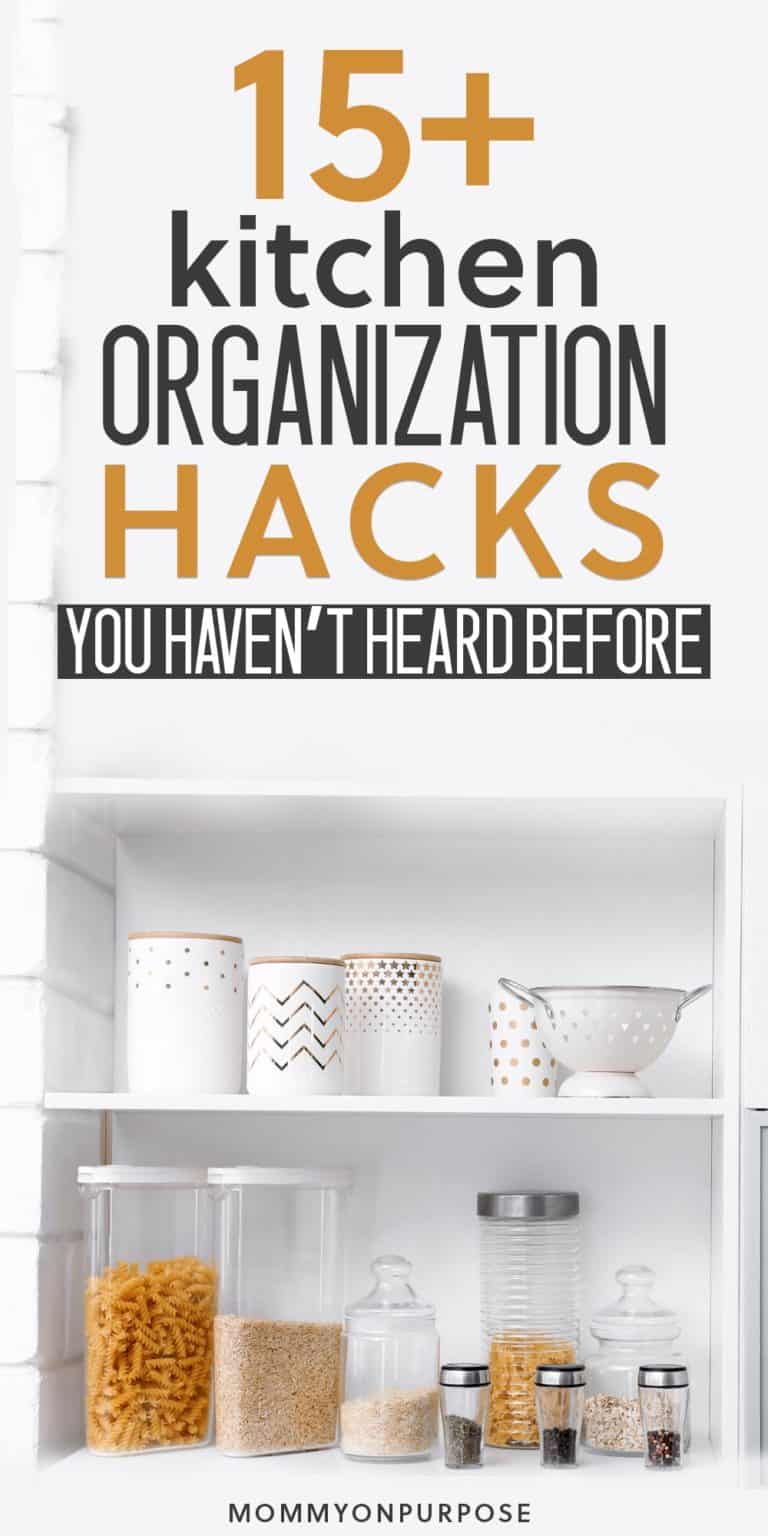 15 Easy and Unique Kitchen Organization Ideas Mommy on Purpose