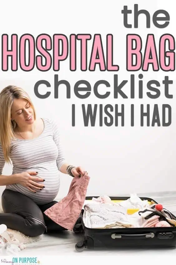 Baby Checklists: Hospital Bag Checklist - unOriginal Mom