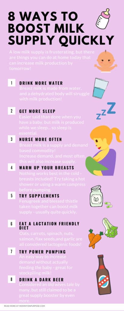 8 Ways to Increase Your Breastmilk Supply