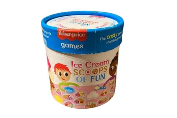 kids board games ages ages 3,4,5 - ice cream scoops of fun game in box
