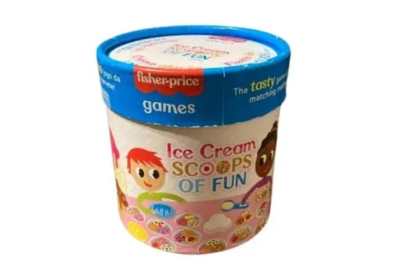 Fisher Price Ice Cream Scoops Of Fun - Matching Card Game 