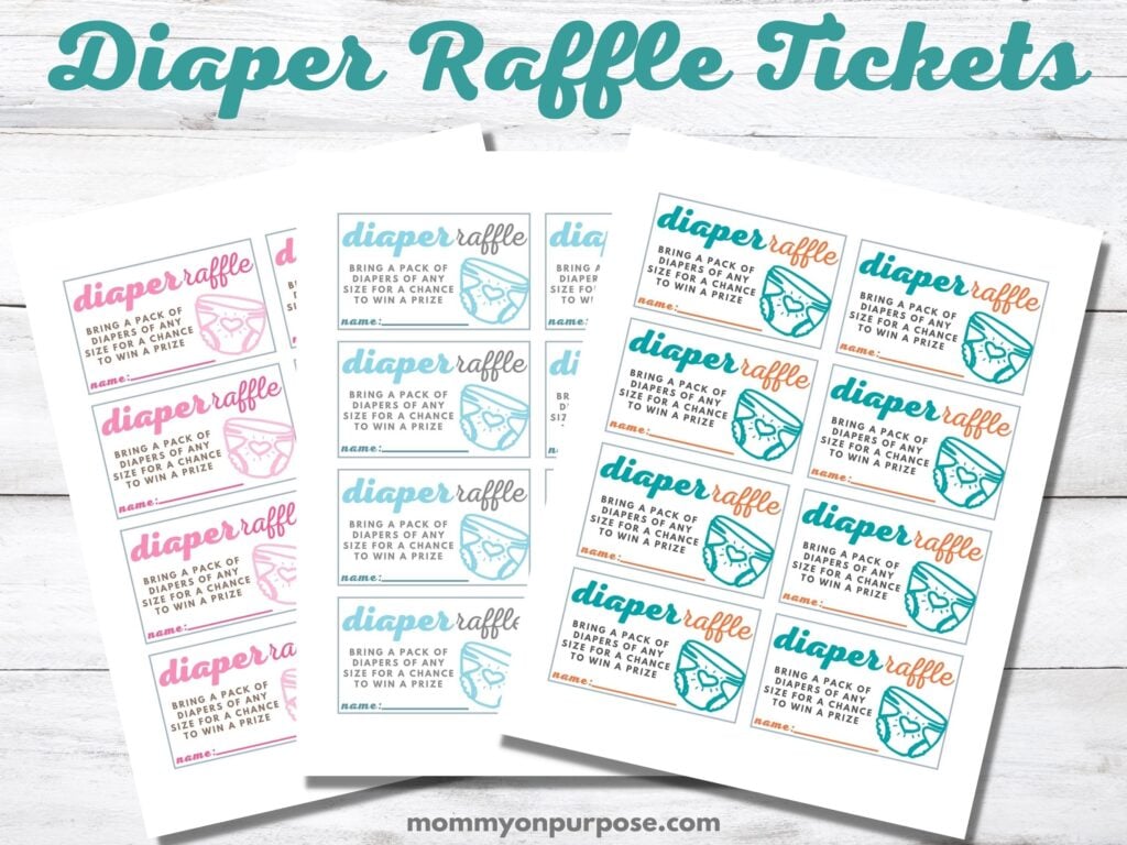 Hosting a Diaper Raffle: Guide & Free Printouts