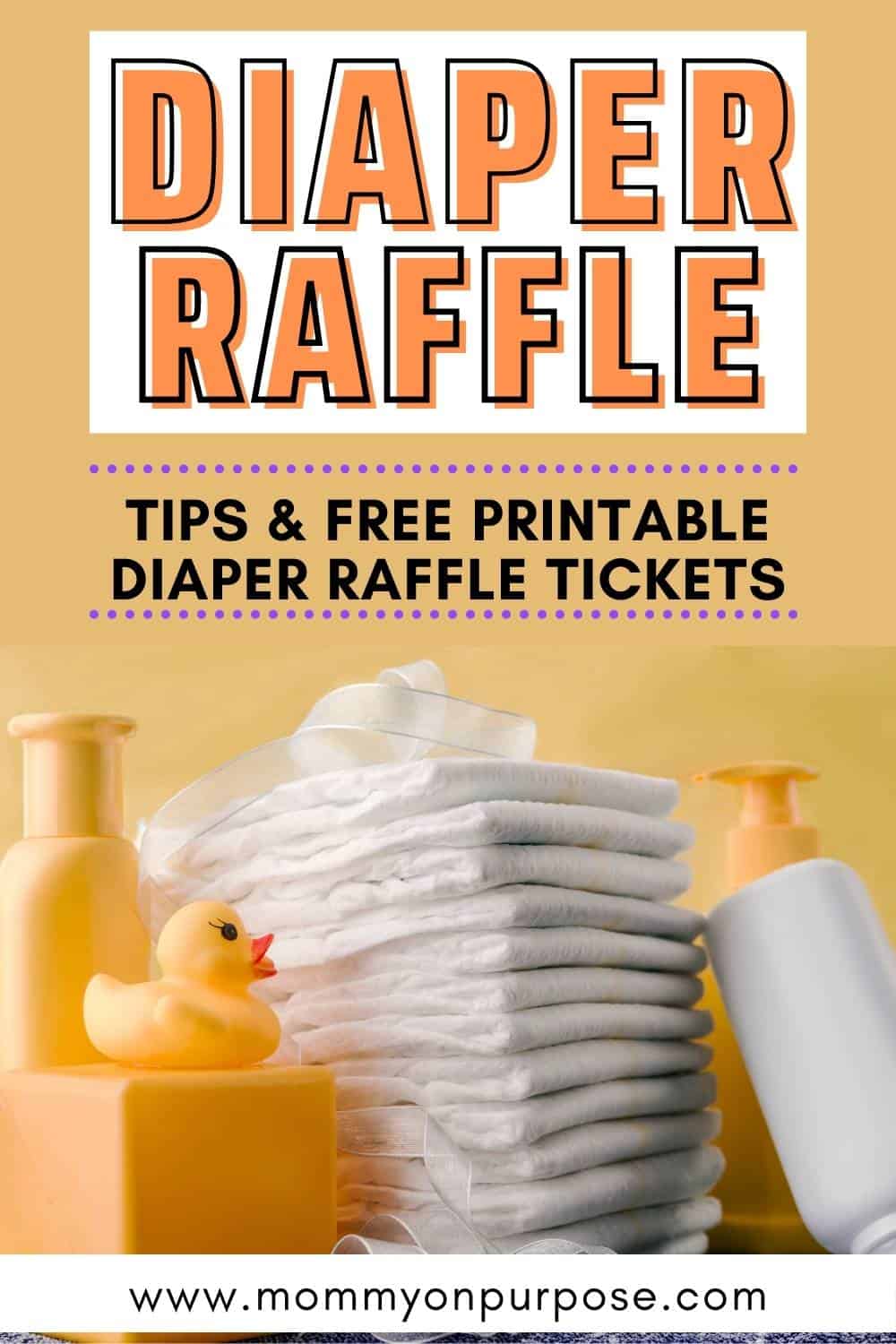 How to Do a Diaper Raffle (With Free Printable Diaper Raffle Tickets)