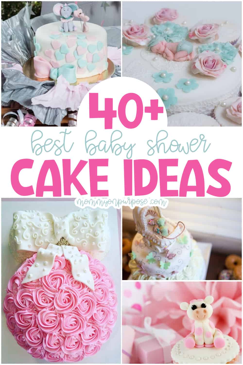 40+ Cutest Baby Shower Cake Ideas Mommy on Purpose