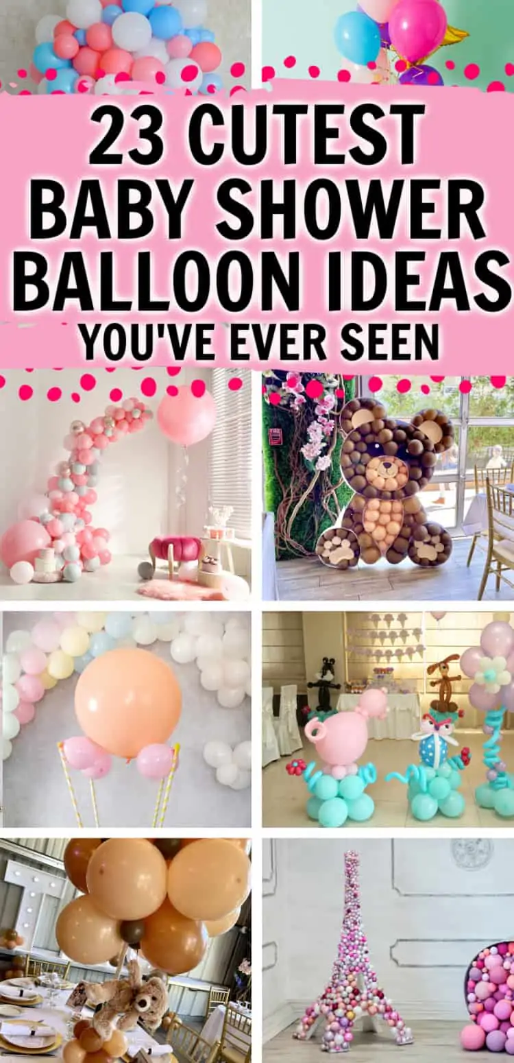 baby shower balloon decorations