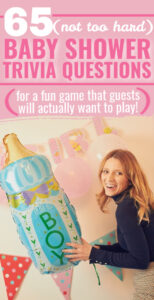65+ Fun Baby Shower Trivia Questions to Use at Your Next Baby Shower ...