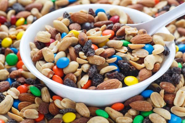 bowl of trail mix