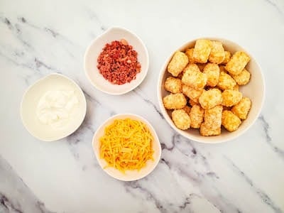 loaded tator tot cups 