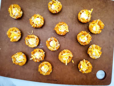 loaded tator tot cups 