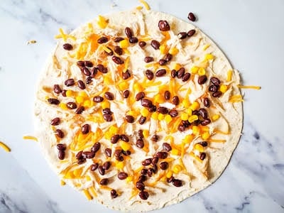 southwest chicken pinwheels