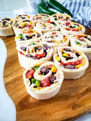 southwest chicken pinwheels