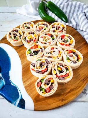 southwest chicken pinwheels