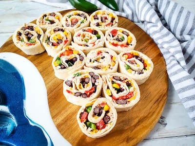 southwest chicken pinwheels