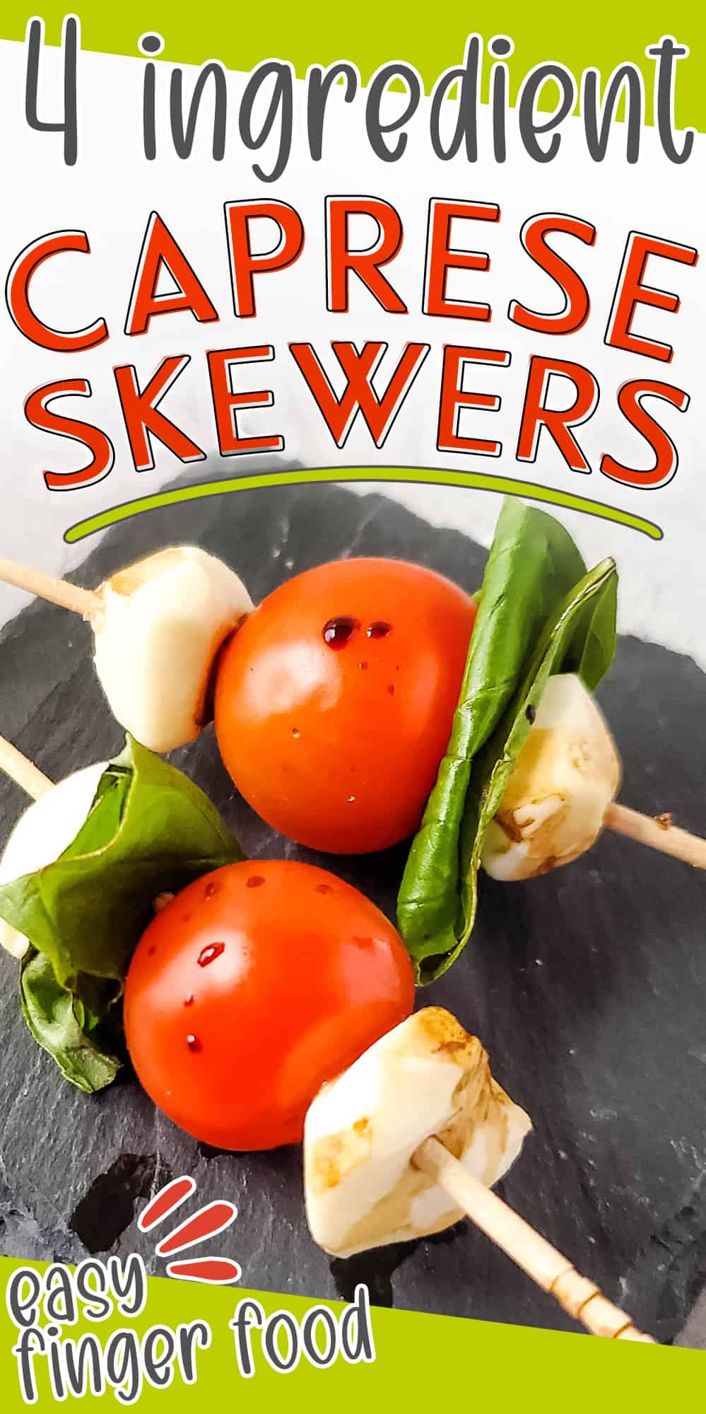 caprese skewers pinterest pin