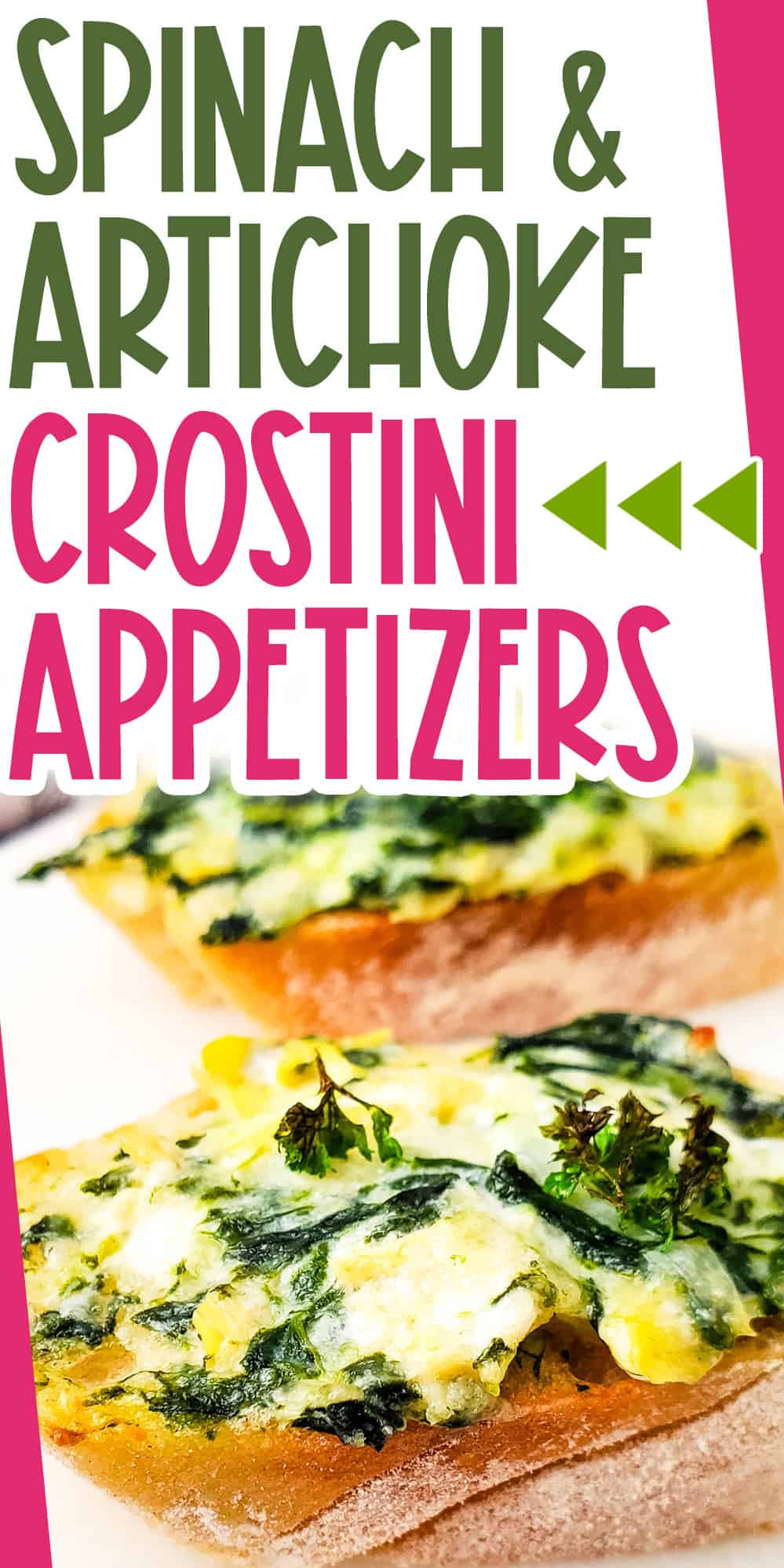 Spinach and Artichoke Crostini