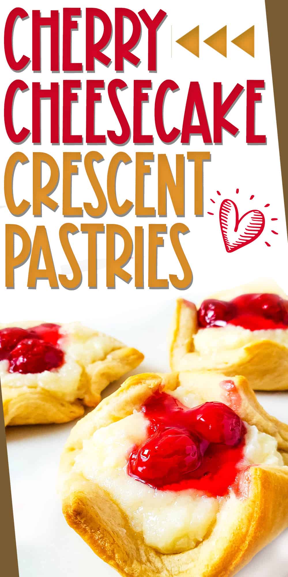 CHERRY CHEESECAKE CRESCENT PASTRIES