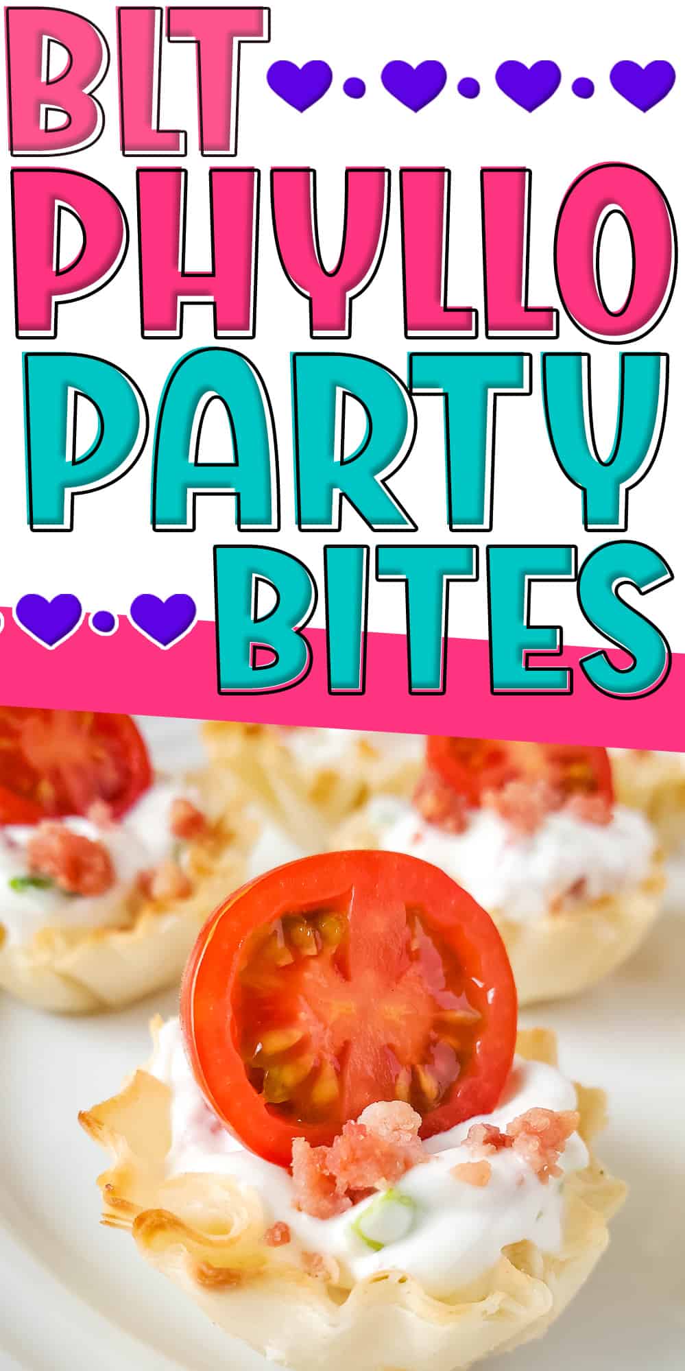 BLT Phyllo Party Bites