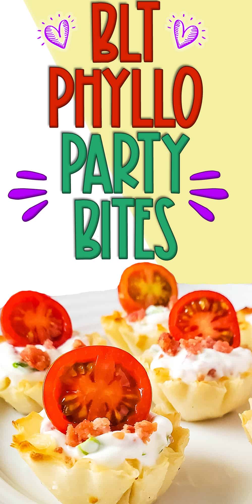 BLT Phyllo Party Bites