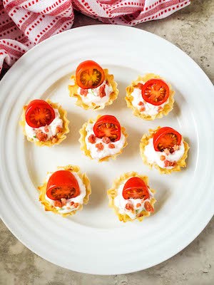 BLT Phyllo Party Bites
