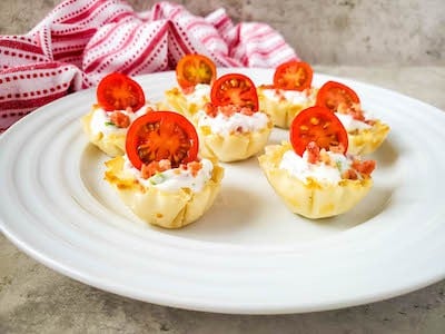 BLT Phyllo Party Bites