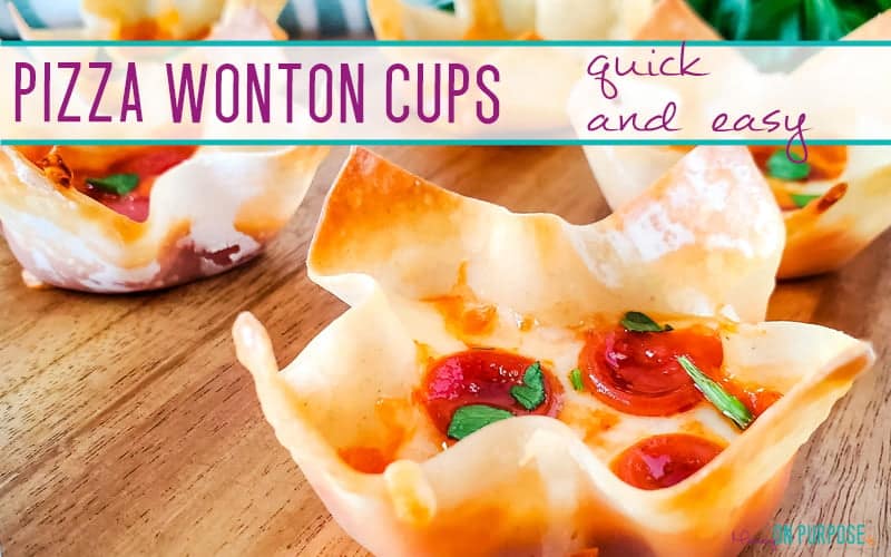 PIZZA WONTON CUPS