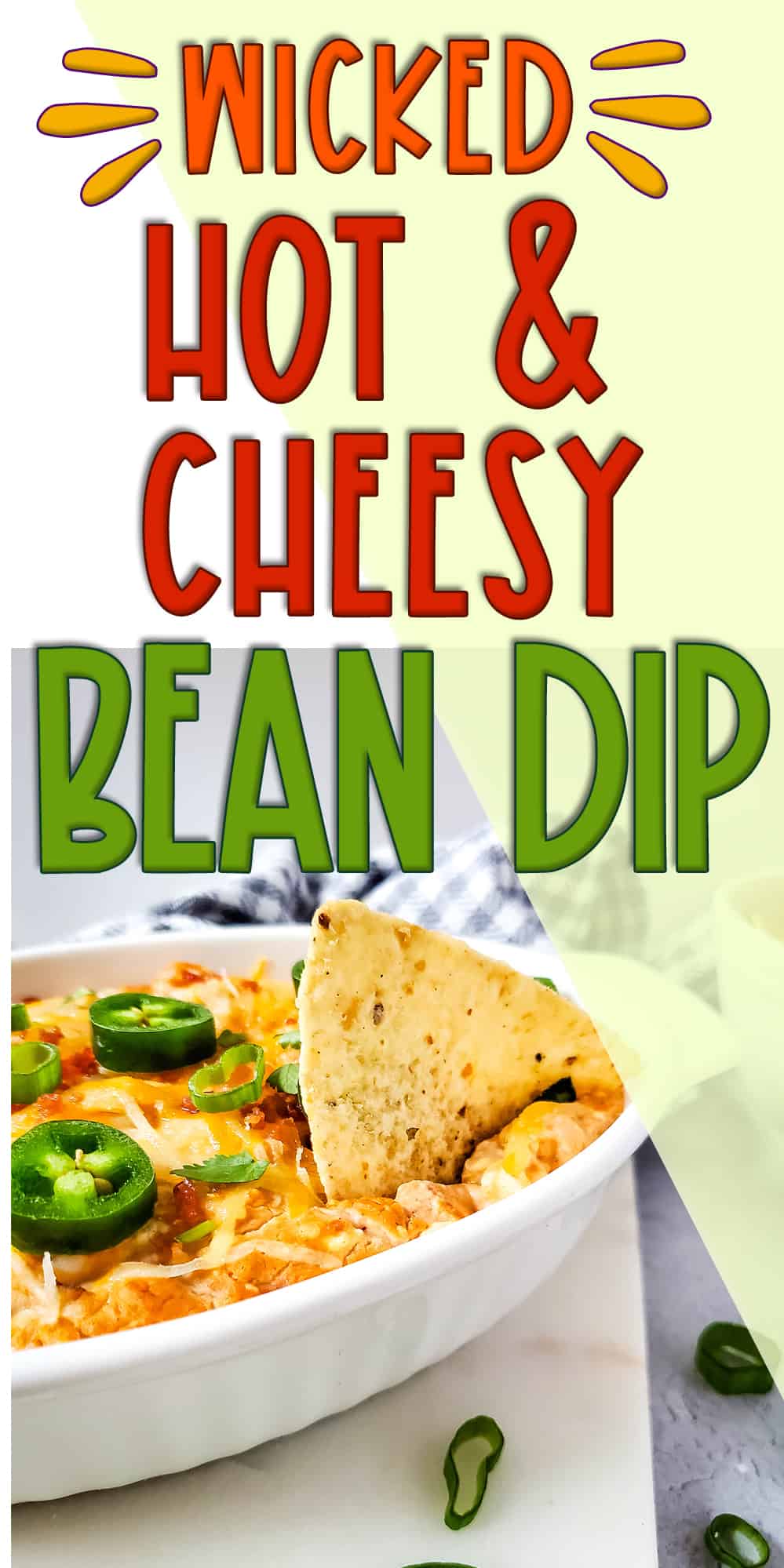 hot cheesy bacon bean dip