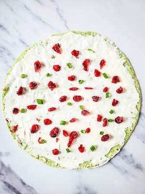 Cranberry Turkey Pinwheels