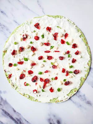 Cranberry Turkey Pinwheels