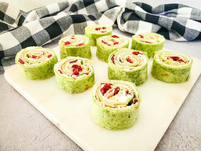 Cranberry Turkey Pinwheels