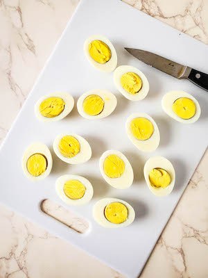 Ham and Cheese Deviled Eggs