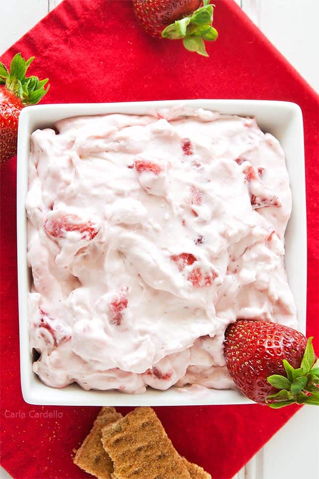 strawberry cheesecake fruit dip recipe